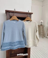 7[予約]petit&petit shasha frill t