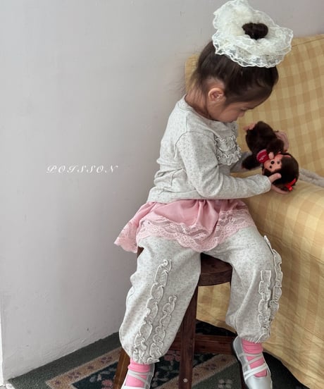 38[予約]poisson bloom lace scrunchie