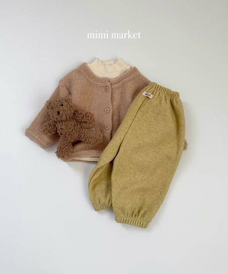 43[予約]mimi market mink terry pants