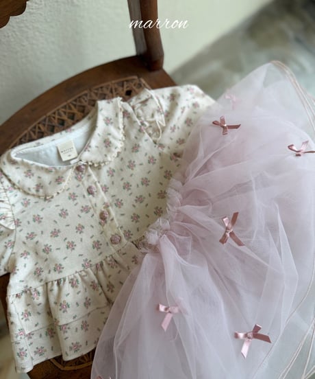 15[予約]marron french blouse(XS-L)