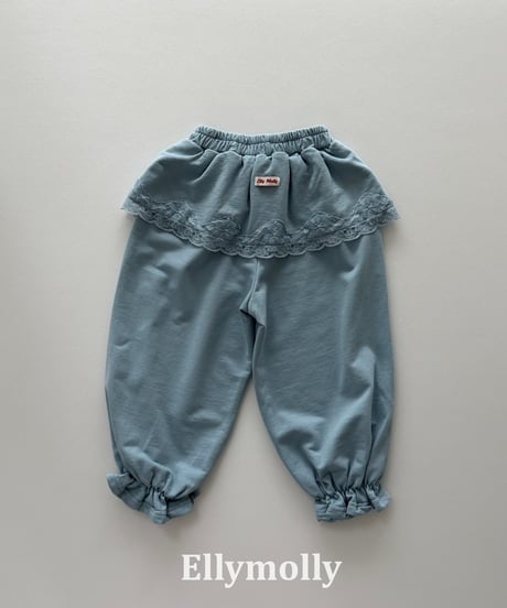56[予約]ELLYMOLLY cottage lace jogger pants