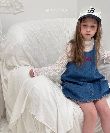 4[予約]poisson denim dress