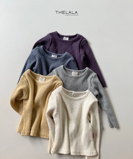 26[予約]thelala stretchy rib t-shirt