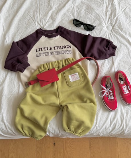 25[予約]ninibello betty color sweatpants