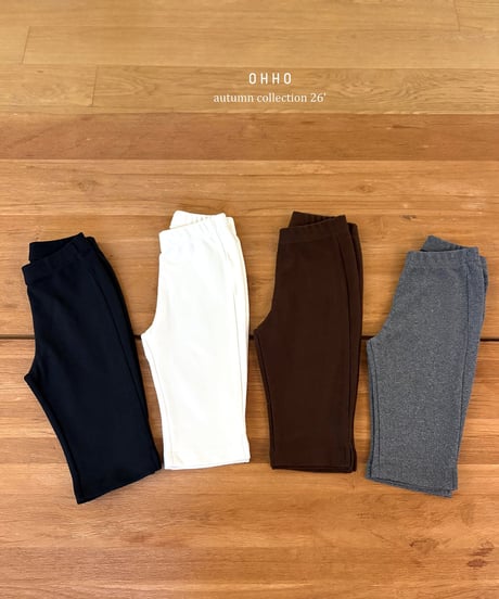 13[予約]ohho cozy capri pants