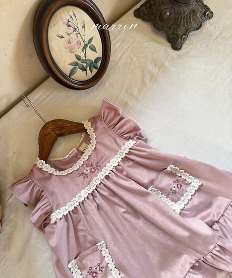 45[予約]marron butter dress(XS-L)