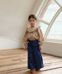22[予約]mon Atelier flap denim pants