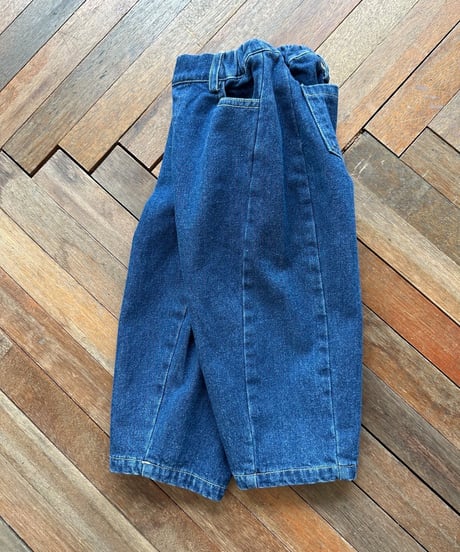22[予約]mon Atelier barrel denim pants