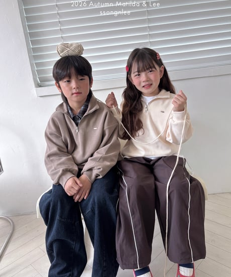 64[予約]matilda&lee side double stripe pants