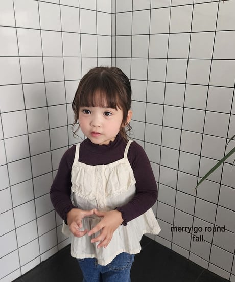 8[予約]merry go round nut frill sleeveless
