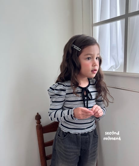 15[予約]second moment bubble puff tee