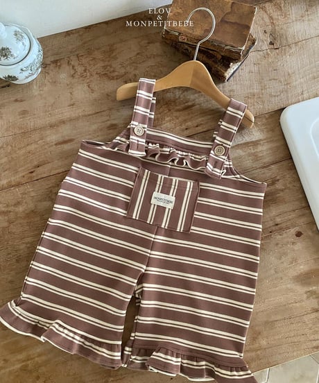 10[予約]elov&monpetitbebe bagely overall