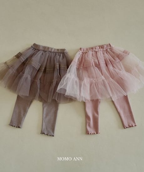 11[予約]momoann sha skirt leggings