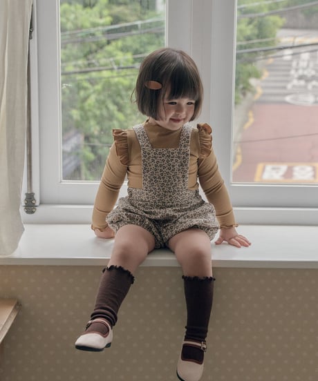 17[予約]送料無料 the beige pumpkin suspender pants