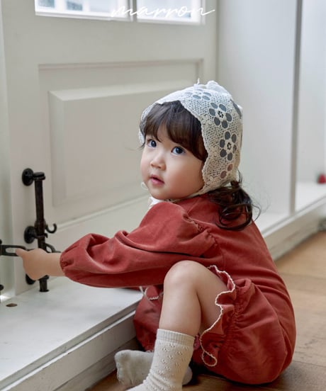 42[予約]marron heart suit(6-18m)