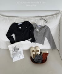 9[予約]matilda&lee apple rib cardigan