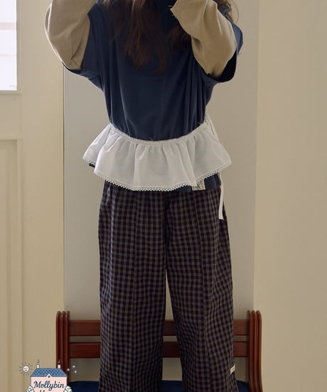 10[予約]Mollybin toffee nut wide pants