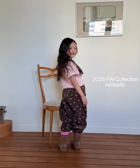 36[予約]ninibello snowbell short sleeve cardigan