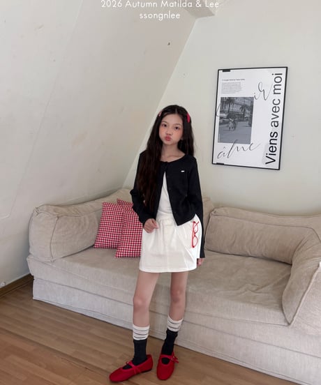 9[予約]matilda&lee apple rib cardigan