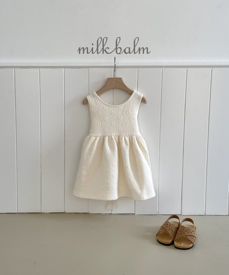 8[予約]milkbalm embo jacquard ops