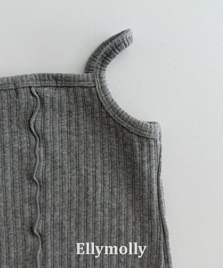 39[予約]ELLYMOLLY dudu rib layer camisole