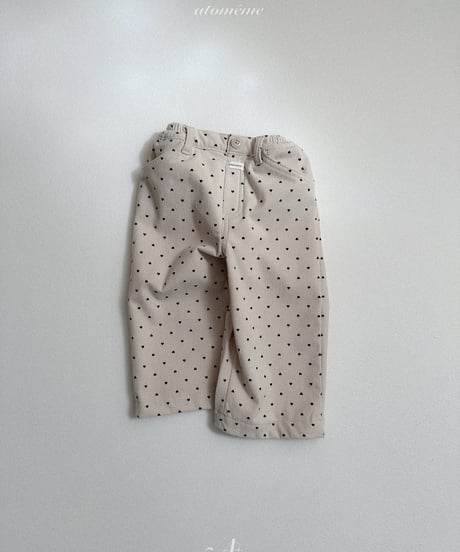 25[予約]atomeme heart corduroy pants