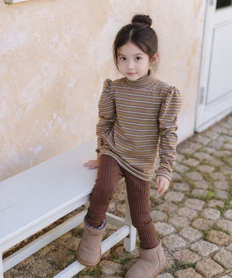 2[予約]mon Atelier mellow stripe t