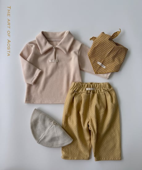 31[予約]Aosta milk dot pants