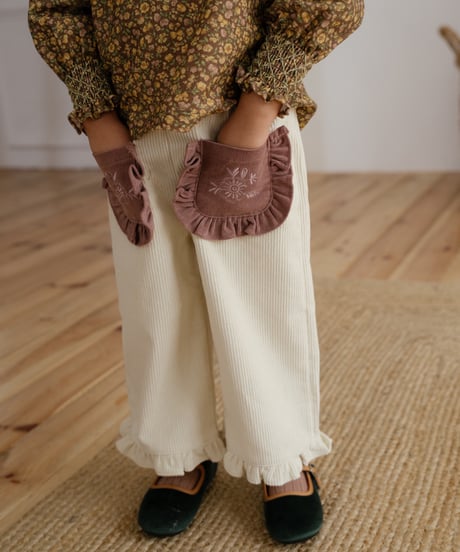 15[予約]OREN naomi frill corduroy pants