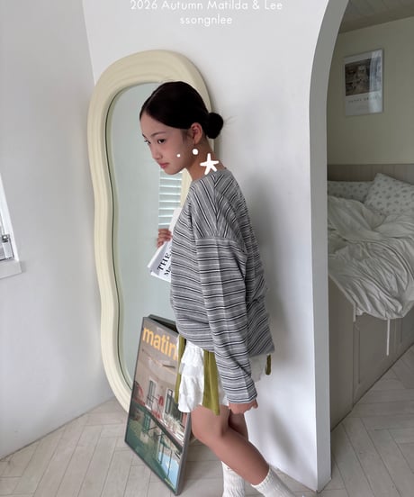 39[予約]matilda&lee daily border tee