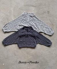 41[予約]bunny powder flower half zip