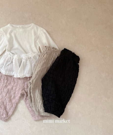 12[予約]mimi market ningbo pants