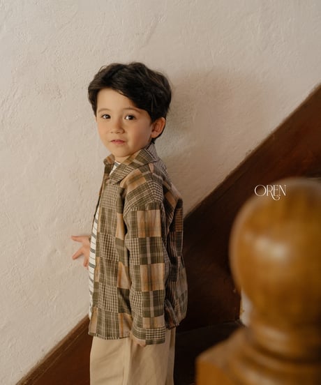 23[予約]OREN oliver patchwork shirt