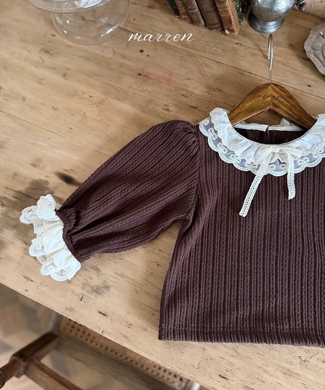 20[予約]marron milk t-shirt(XS-L)