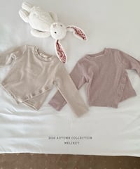 6[予約]melikey diagonal button t