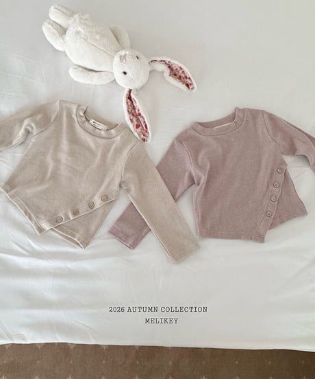 6[予約]melikey diagonal button t