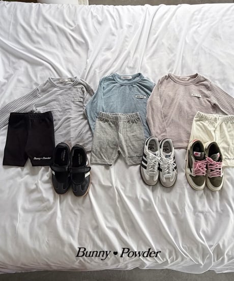 53[予約]bunny powder biker leggings