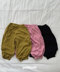 30[予約]petit&petit ribbon harem pants