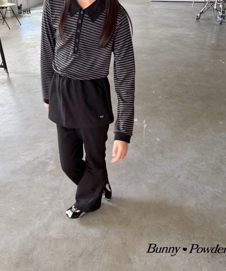 37[予約]bunny powder woni collar tee