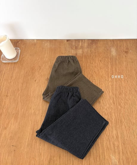 20[予約]ohho herringbone denim pants