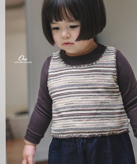 37[予約]onu knit vest