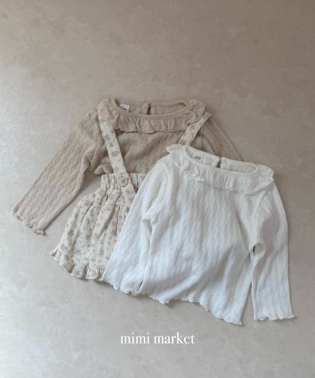 33[予約]mimi market hermon collar tee