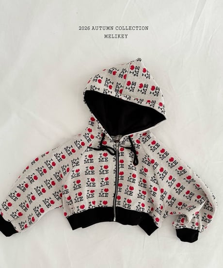 29[予約]melikey love me zip-up hoodie