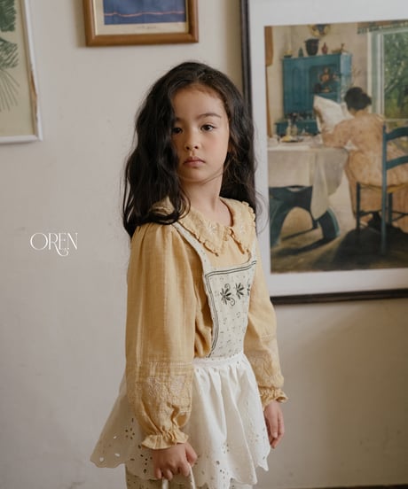 16[予約]OREN olive garden lace apron