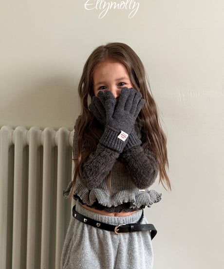 111[予約]ELLYMOLLY eline knit gloves