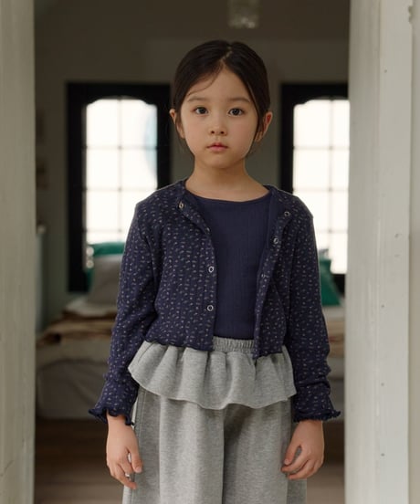 6[予約]mon Atelier eyelet cardigan