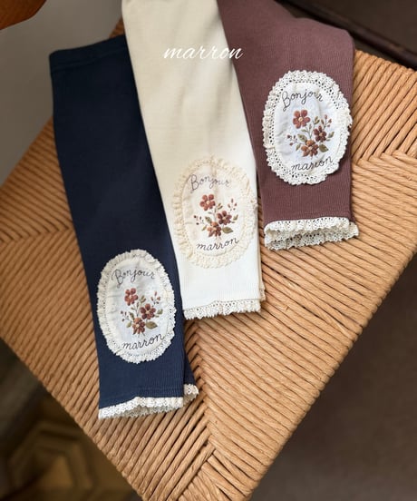 20[予約]marron bonjour leggings(XS-L)