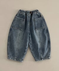 25[予約]ololala vintage pocket denim pants