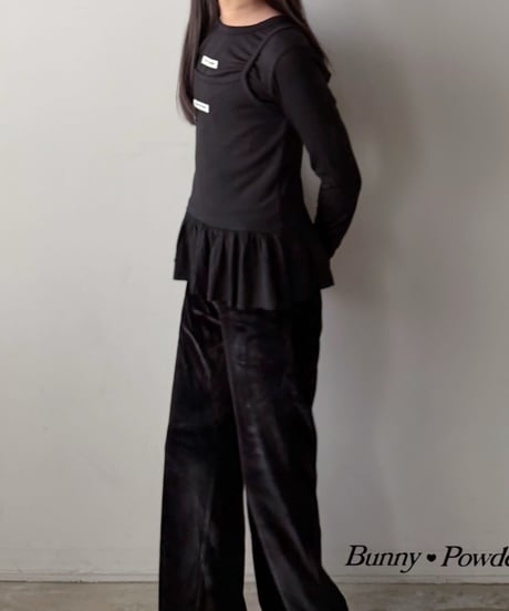 12[予約]bunny powder layered camisole