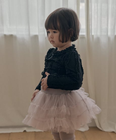 11[予約]送料無料 the beige ruffle tee